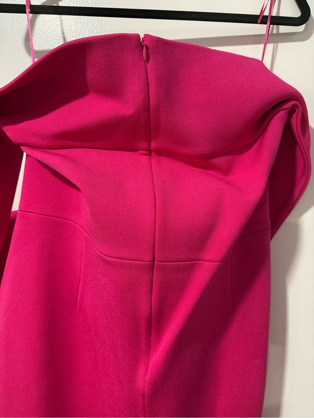 NWT St. John Hot Pink Sculpted Cocktail Dress Size 18 $1695 - Picture 10 of 12